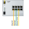 CU2508 Infraestructura, multiplicador de puertos de 8 puertos, Ethernet, 24 V CC, RJ45 - Imagen 2