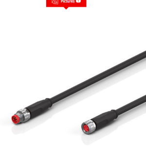 ZK2020-3132-0002 Cable de alimentación, PUR, 4 x 0,34 mmý, apto para cadenas portacables
