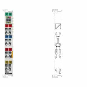 EL3681 Terminal EtherCAT, entrada analógica de 1 canal, multímetro, 300 V CA/CC, 10 A, 19 bits